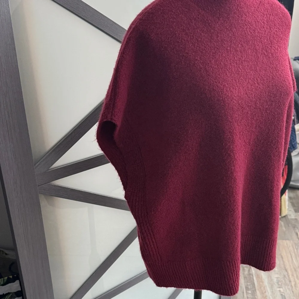 Express Maroon Sweater Large - Picture 3 of 8